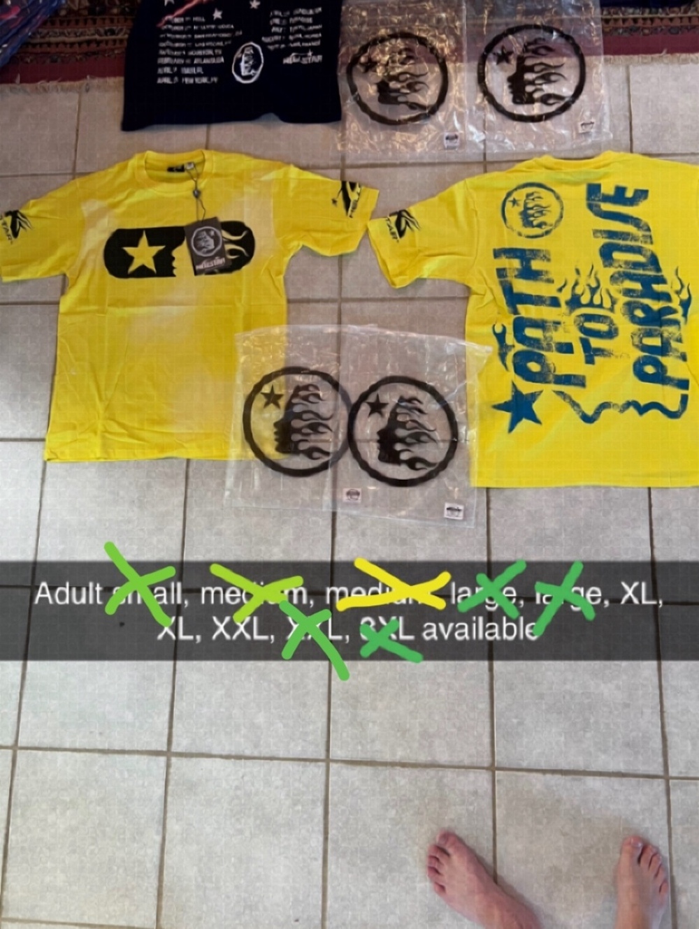 Men’s hellstar shirts size XL
